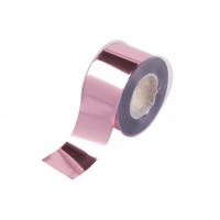 Folien-Rolle 100m x 4cm, metallic rose