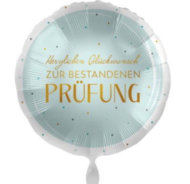 Folienballon Prüfung bestanden