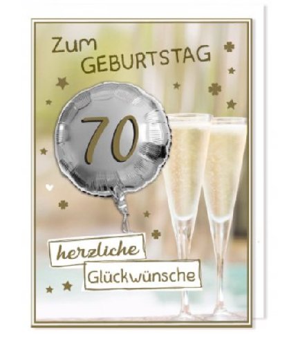 Avan la Vie - A4 Karte zum 70.Geburtstag Avan la Vie - A4 Karte zum 70.Geburtstag