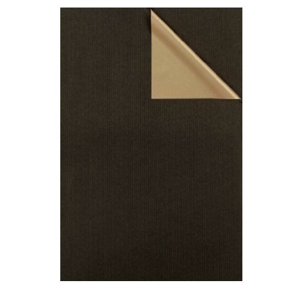 Geschenkpapier auf Rolle Schwarz/Gold Geschenkpapier auf Rolle Schwarz/Gold