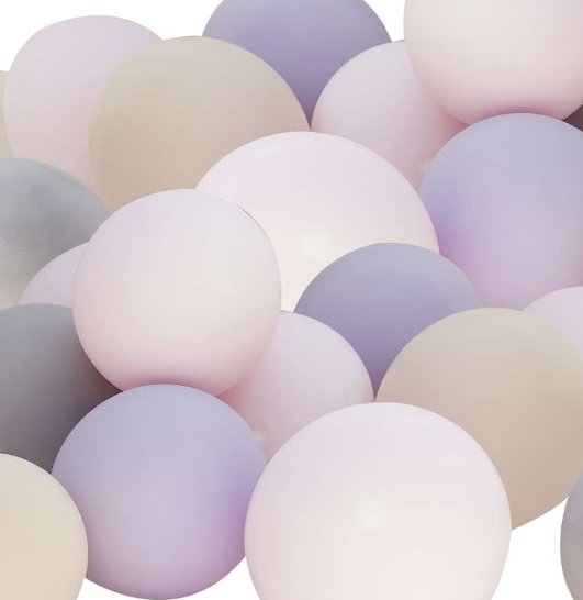 Pastell Ballons für Dekogirlanden