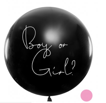 Riesenballon XL, 100 cm, Boy or Girl: Rosa Riesenballon XL, 100 cm, Boy or Girl: Rosa