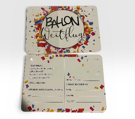 Ballonflugkarten 50 Stück