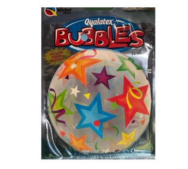 Bubbles Qualatex Ballon, Sterne