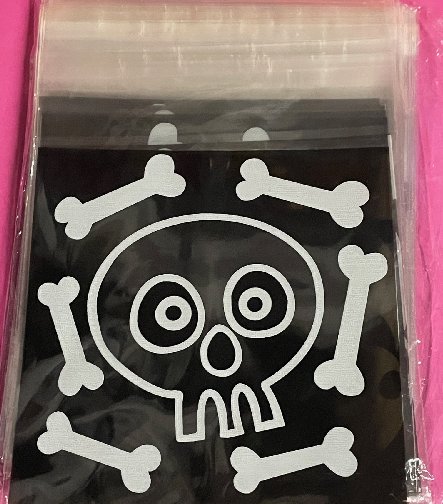 Halloween Cellophantüten, selbstklebend, 100