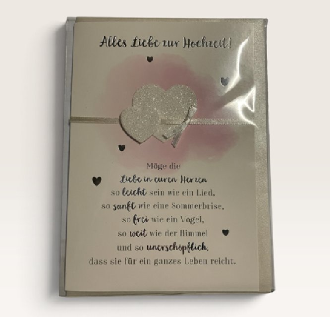Glückwunschkarte zur Hochzeit Glückwunschkarte zur Hochzeit