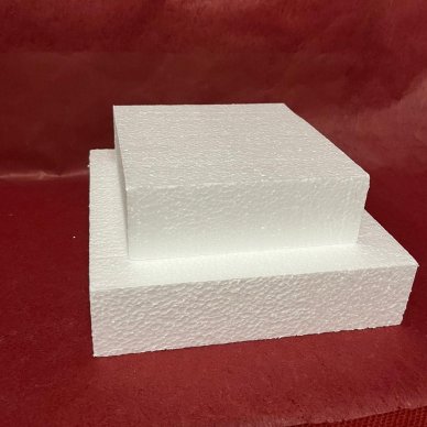 Torten Dummy quadratisch 29,7cm,Höhe: 3,5 cm Torten Dummy quadratisch 29,7cm,Höhe: 3,5 cm