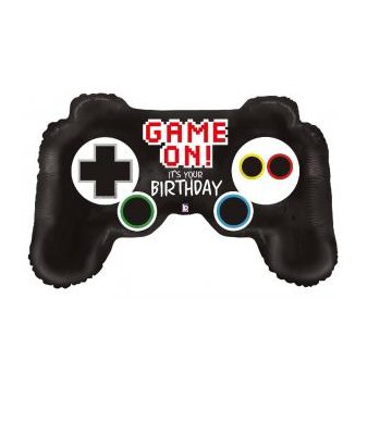 Folienballon Game Controller - Birthday