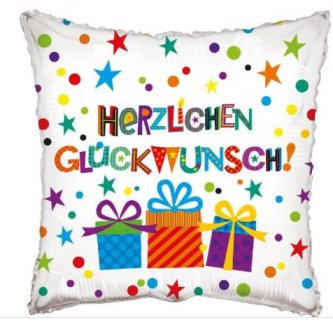 Folienballon Herzlichen Glückwünsch