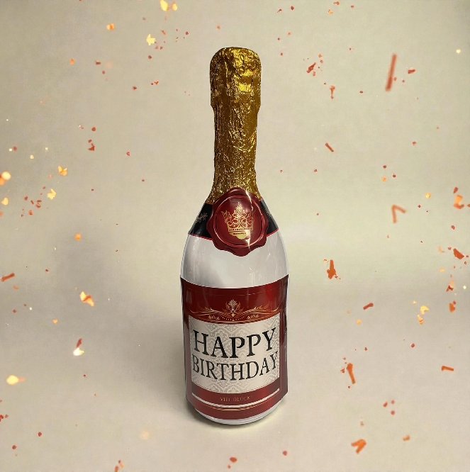 Flasche zum Geburtstag - befüllbar Flasche zum Geburtstag - befüllbar