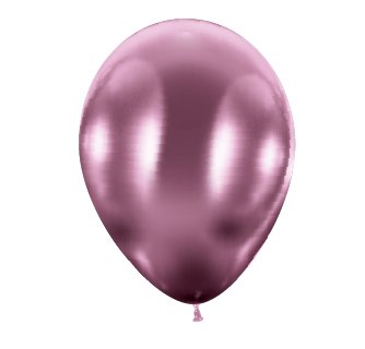 Ballons in glossy pink, 50 Stück - 33cm