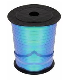 Polyband / Ballonband, blaulila/metallic