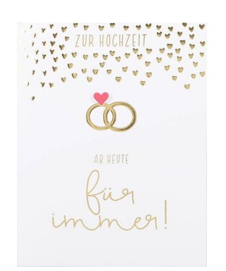 Glückwunschkarte Hochzeit