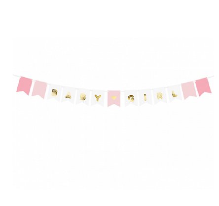 Bannergirlande - Baby Girl Bannergirlande - Baby Girl