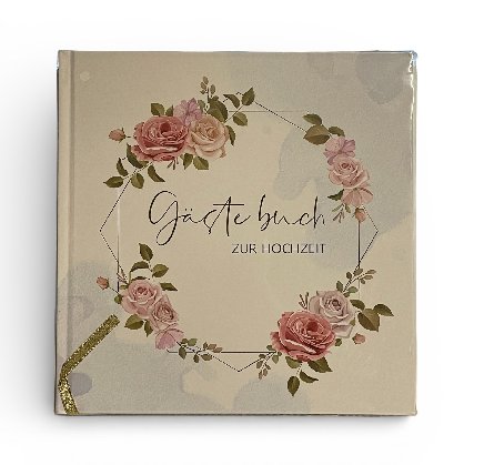 Gästenbuch Hochzeit mit Sticker