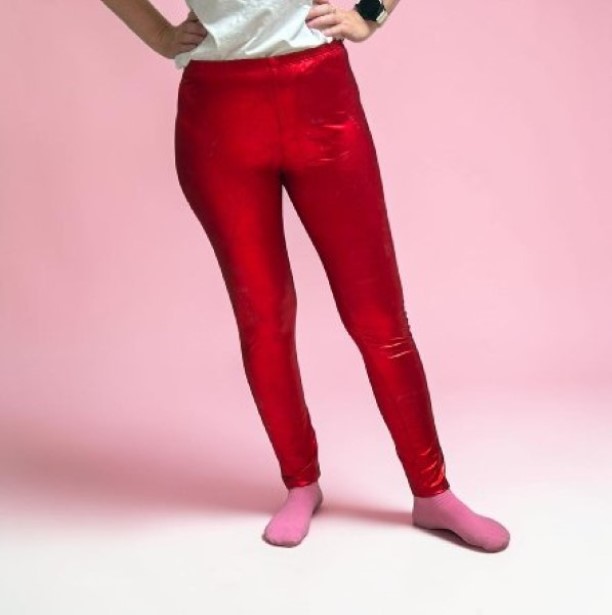 Glamour Rot Leggins, S/M