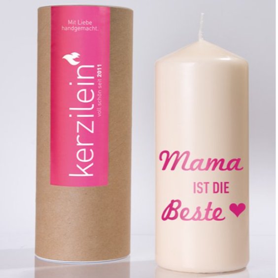 Mama ist die beste - Kerze