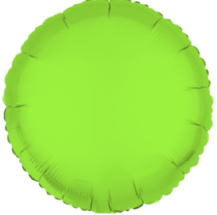 NEON GRÜN Ballon rund Form, 43 cm