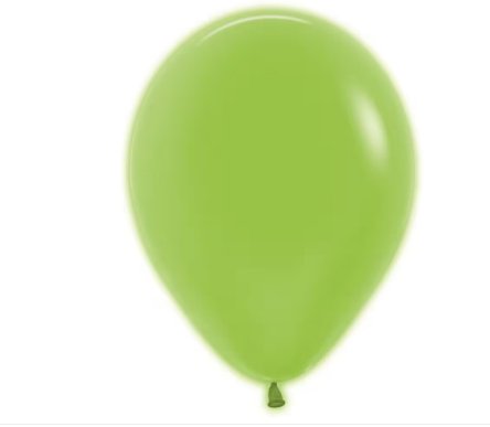 Neon Grün Latexballons, 13 cm