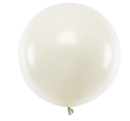 Riesenballon 60cm - Pastell Creme Riesenballon 60cm - Pastell Creme
