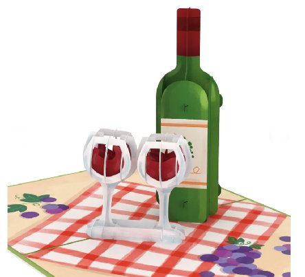 Wein Pop-Up Karte Wein Pop-Up Karte
