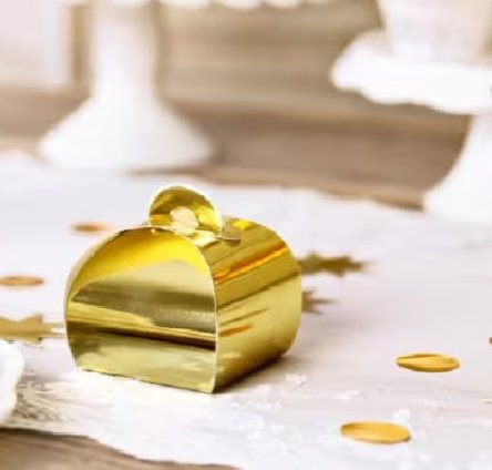 Give away Schachteln, gold, 10 Stück Give away Schachteln, gold, 10 Stück