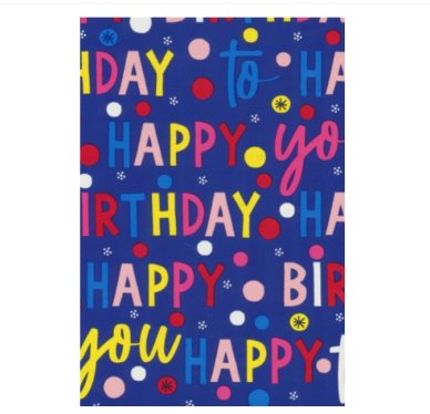 Happy Birthday Geschenkpapier