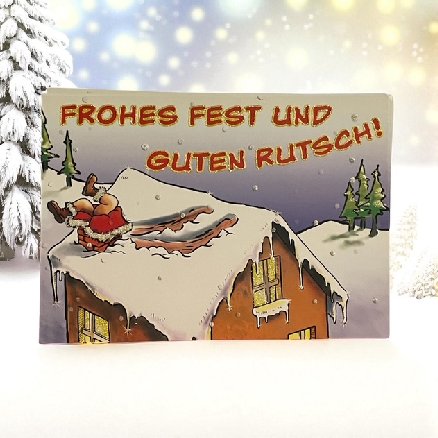 Weihnachtskarte Glamour zum kleinen Preis Weihnachtskarte Glamour zum kleinen Preis