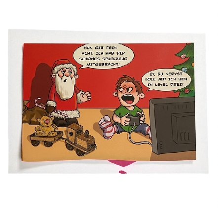 Weihnachtskarte Glamour zum kleinen Preis Weihnachtskarte Glamour zum kleinen Preis