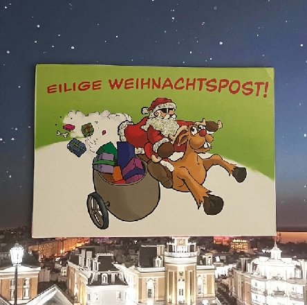 Weihnachtskarte Glamour zum kleinen Preis Weihnachtskarte Glamour zum kleinen Preis