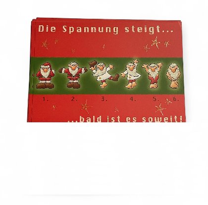 Weihnachtskarte Glamour zum kleinen Preis Weihnachtskarte Glamour zum kleinen Preis