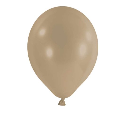100 Miniballons - Ø 12cm - Cappuccino