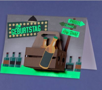 AvanCarte Showtime Pop up Karte