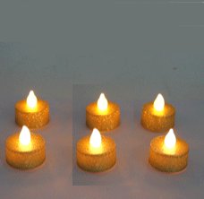 Teelichter Kerzen rund weiß, 1 Stück