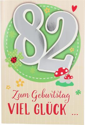 Geburtstagskarte mit Musik zum 82. Geburtstag