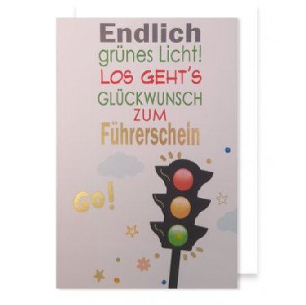 Glückwunsch zum Führerschein Glückwunsch zum Führerschein