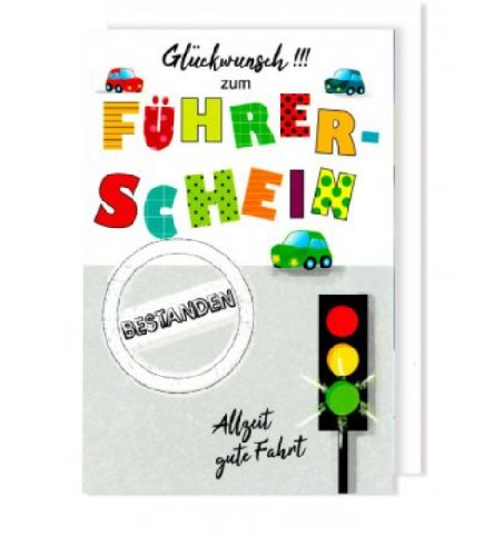 Glückwunsch zum Führerschein Glückwunsch zum Führerschein
