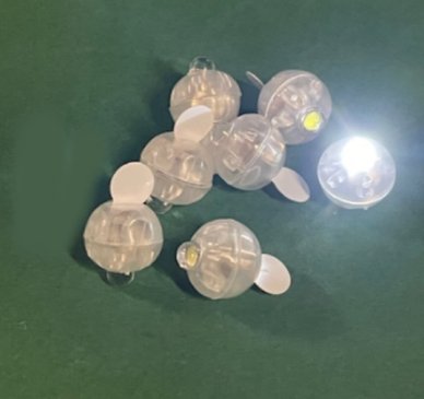 LED Ballonlichter, 10 Stück, weiß