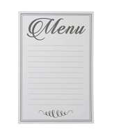 Menu Karten für Tischdekoration