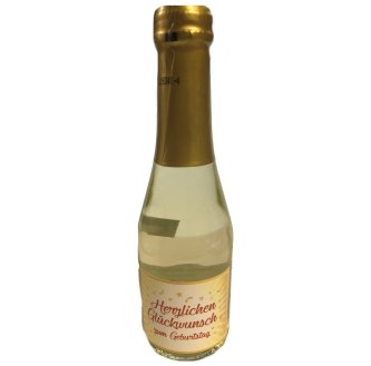 Herzlichen Glückwunsch Secco mit Gold