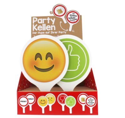 Partykelle Smile Gesicht Emoji